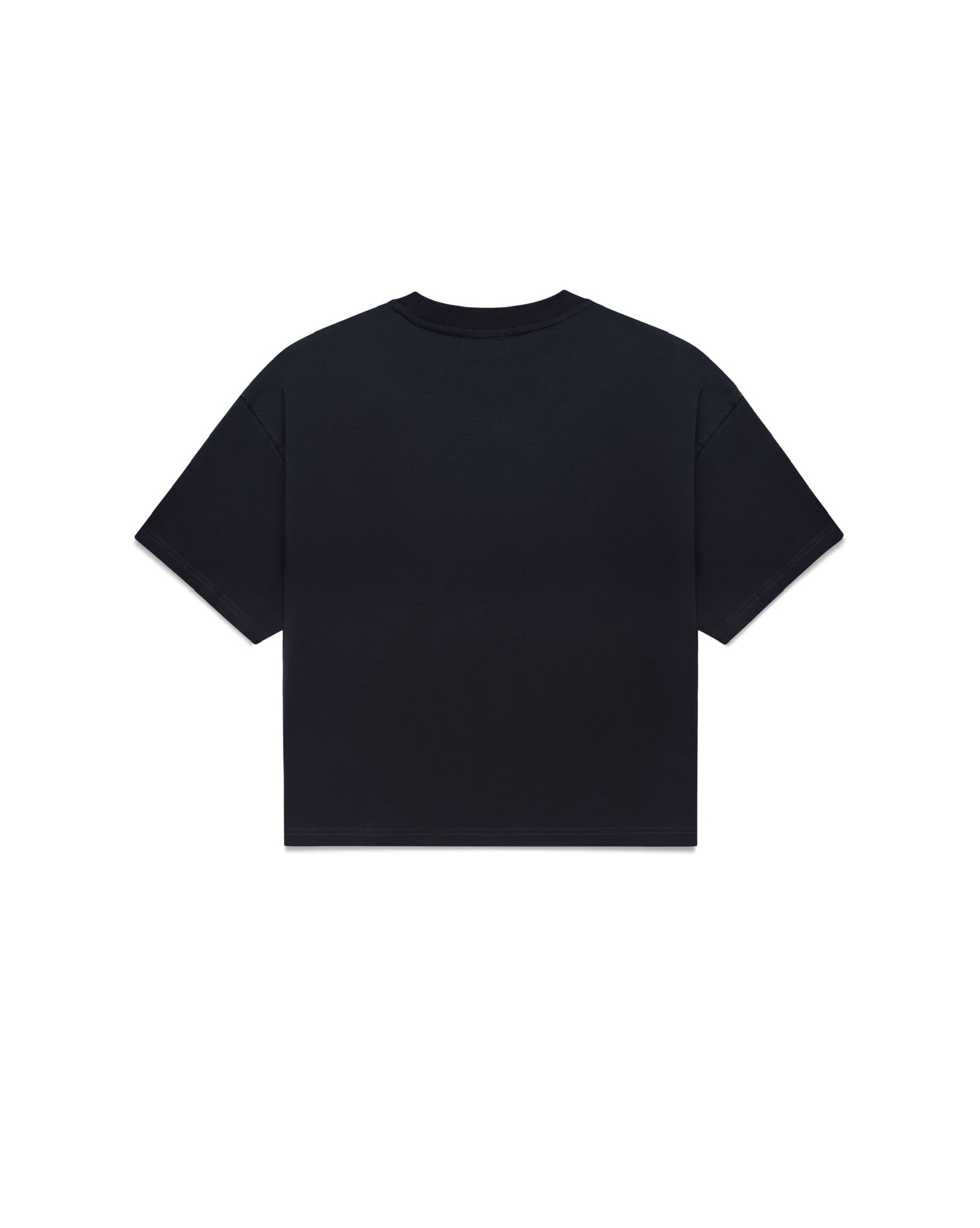 Cropped Crane Tee (Navy)