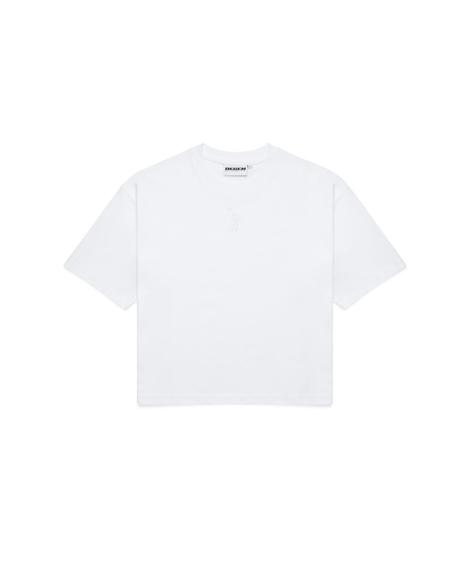 Cropped Crane Tee (White)